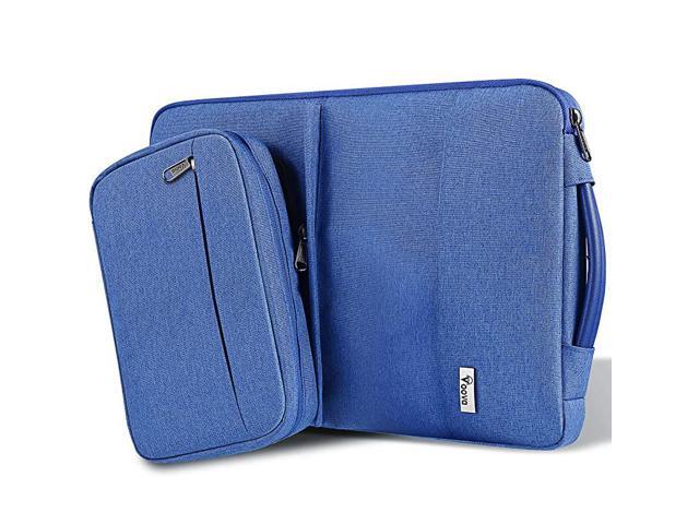 Smart Laptop Sleeve Case Computer Carrying Bag with Attachable Seperate Accessory Pouch Compatible with 13133 inch MacBook AirMacBook Pro 13