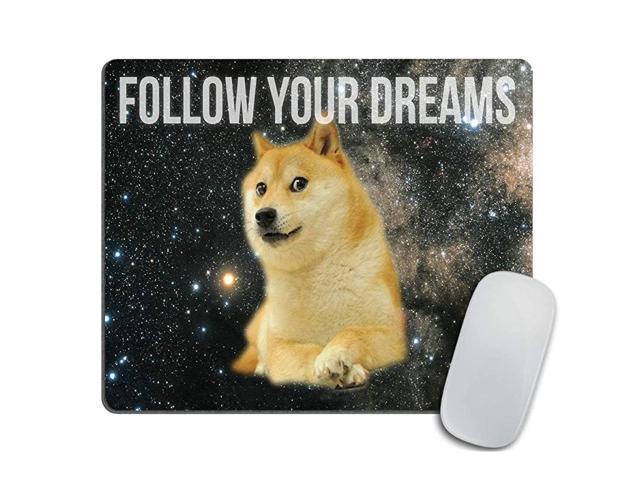Your Dreams Mouse pad Funny Doge on The Space Personality Desings Gaming Mouse Pad
