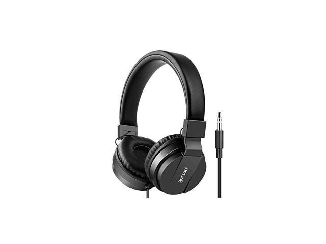 Kids Headphones Lightweight Stereo Foldable Wired Headsets for Kids Adults Adjustable Headband Headset for Smartphones Computer Pad Mp34 Earphones