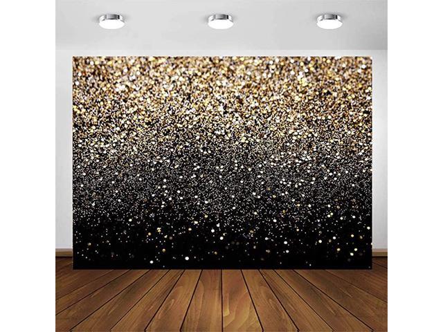 8X6ft Gold Glitter Sequin Spot Backdrops Vintage Astract Glitter Background Wedding Adult Baby Children Holiday Party Party Decor D417