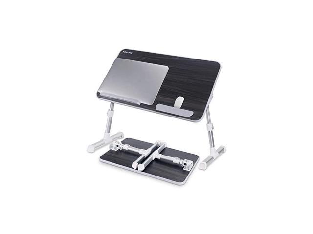Laptop Bed Tray Table Adjustable Laptop Bed Stand Portable Standing Table with Foldable Legs Foldable Lap Tablet Table for Sofa Couch Floor Medium
