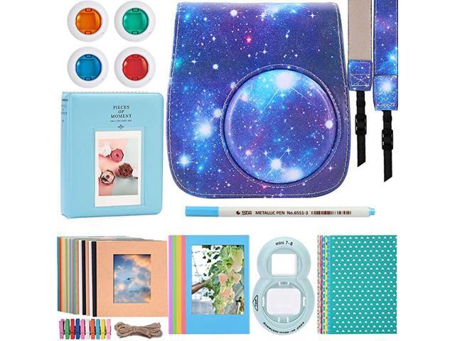 Instant Camera Accessories Bundle Compatible for Fujifilm Instax Mini 9 Mini 8+ Mini 8 Instant Film Camera Includes Camera Case Album Frame
