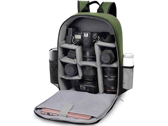 DSLR camera backpack Capacity can accommodate 2 cameras 3 lenses 1 tripod 156 laptop and other photography accessories compart can be adjusted