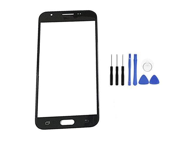 Glass Panel Lens for Samsung Galaxy J7 2017 J727 Front Glass Touch LCD Outer Panel Lens Repair Part+Tools Kit for Galaxy J7 2017 SMJ727J7 Sky ProJ7