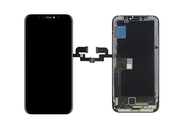 Screen Replacement fits iPhone X 58 inch Flexible OLED LCD Screen Display digitizer Assembly Full Complete Front Glass 3D Touch Screen Black