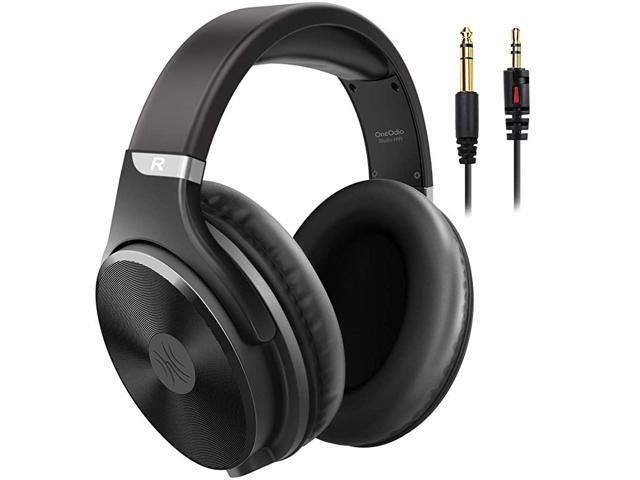 Wired Over Ear HeadphonesNoise Isolation 35mm635mm Jack Professional Studio Monitor Recording Mixing Stereo Headphones for Electric Guitar Drum Amp
