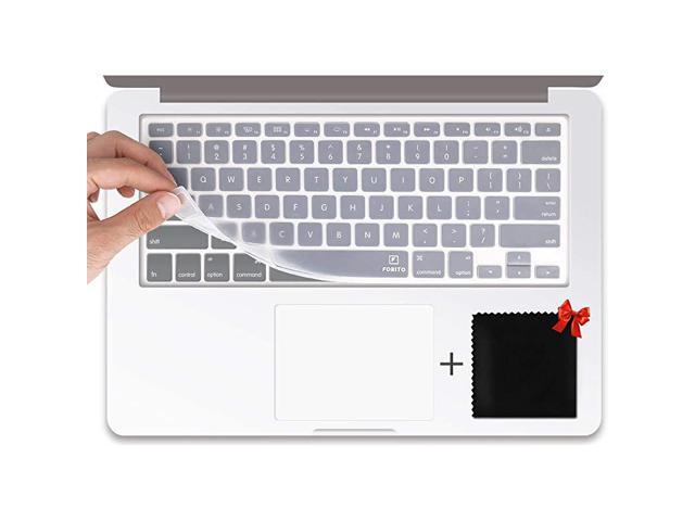 Ultra Thin Keyboard Skin Compatible with MacBook Air 13Pro 13Pro 15 MacBook Wireless Keyboard and iMac for 13 15 and 17 withWithout Retina Clear