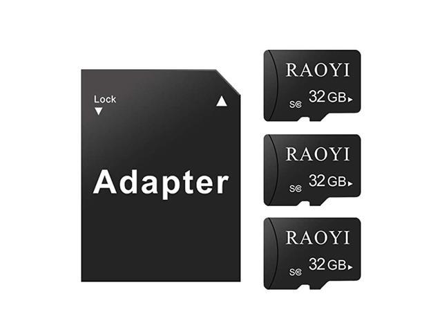 Memory Card 32GB 3 Pack 32 GB Micro SD Card Flash Memory Card Class 10 TF Memory Card with Adapter 32GB Pack of 3