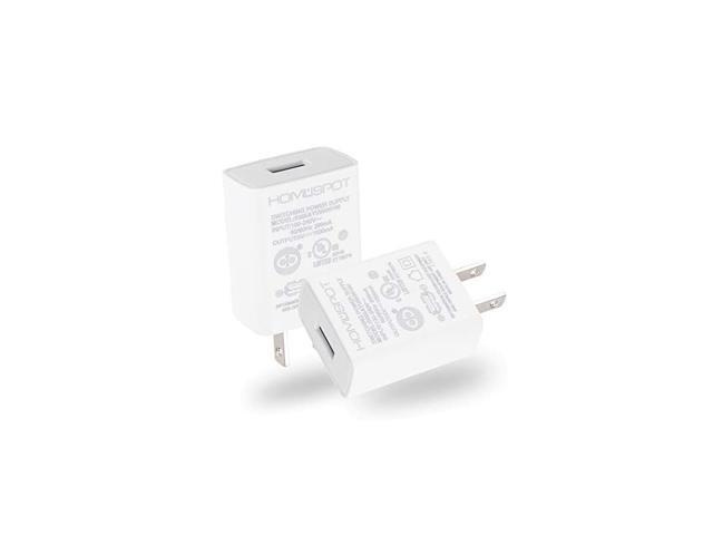 UL Certified USB Wall Charger by 5V1A Plug inDoor Power AC Adapter for Travel Office Home Use 2 Pack White