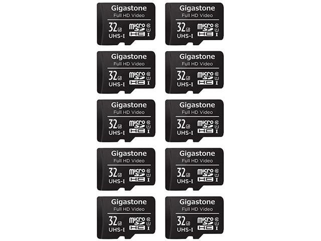 32GB 10Pack Micro SD Card Full HD Video Surveillance Security Cam Action Camera Drone 90MBs Micro SDHC UHSI U1 C10 Class 10