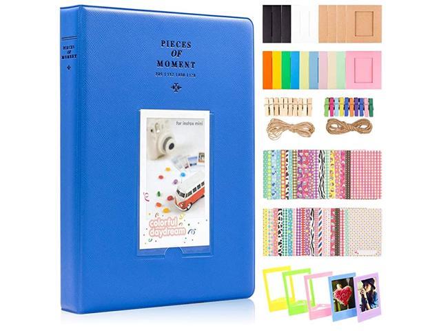 2x3 Inch Photo Paper Film Album Set for Fujifilm Instax Mini Camera Polaroid Snap Z2300 SocialMatic Instant Cameras Zip Instant Printer 128 Pockets