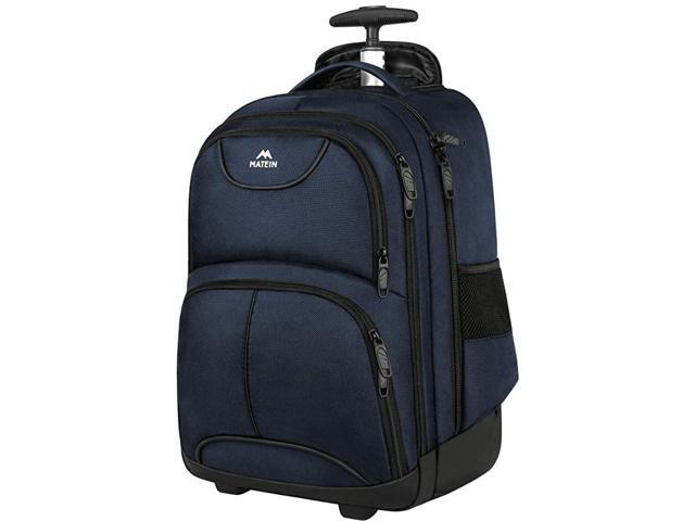 Backpack with Wheels Travelfriendly Rolling Laptop Backpack for Men Women Freewheel Carry on Luggage Business bag Compact College School Student