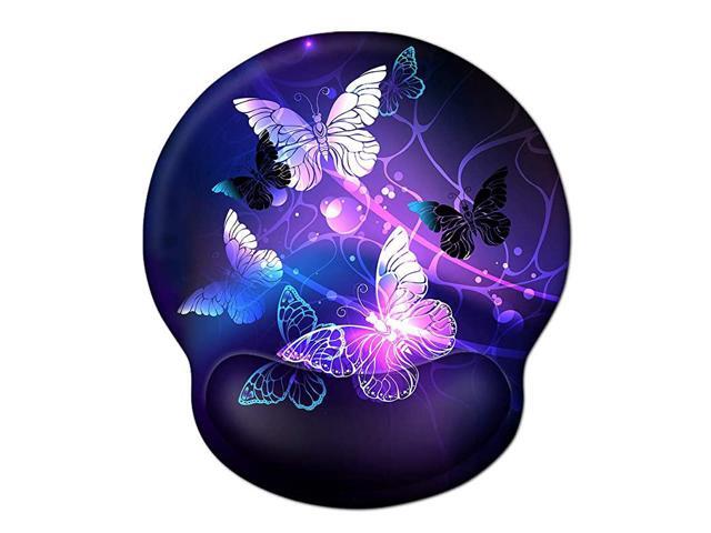 Ergonomic Mouse Pad Wrist Rests Support Non Slip Mousepads with Gel Cushion Wrist Support Comfortable Durable Mouse Pads for Home Office Efficient