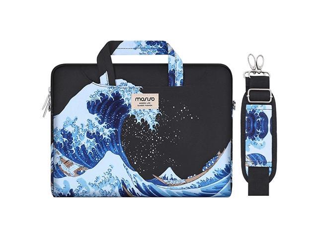 Laptop Shoulder Bag Compatible with 2019 MacBook Pro 16 inch A2141 15 154 156 inch Dell Lenovo HP Asus Acer Samsung Sony Chromebook Sea Wave