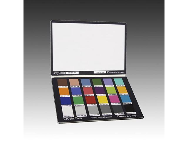24ColorCard3x5 OneSnapColor with White Balance and User Guidebook
