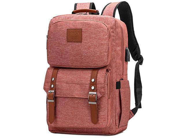 Backpack Women Men College Backpacks Bookbag Vintage Backpack Book Bag Fashion Back Pack Anti Theft Travel Backpacks with Charging Port fit 156