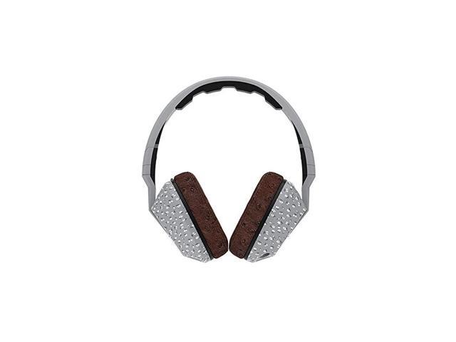 Crusher Headphones with Builtin Amplifier and Mic Microfloral Grey and Black