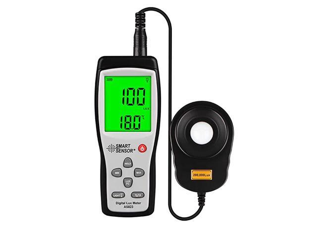 Illuminance Light Meters for Indoor Plants and Grow Lights led Light Meter for Photography and Foot Candles with LCD Display Auto Power Off 9V