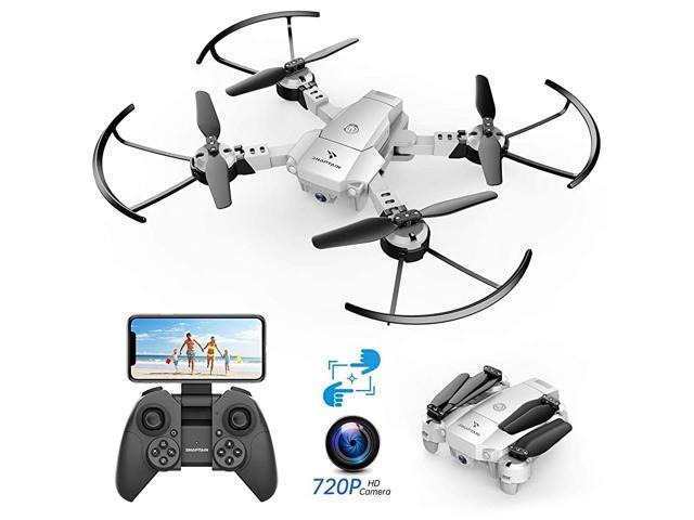 A10 Mini Foldable Drone with 720P HD Camera FPV WiFi RC Quadcopter wVoice Control Gesture Control Trajectory Flight Circle Fly HighSpeed Rotation