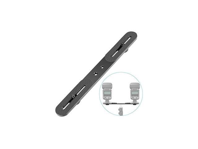 11 inches275 Centimeters Dual Flash Bracket Tripod Mount for 14 inches Screw Camera Studio Video Light Stand External Flash Speedlite Without Hot