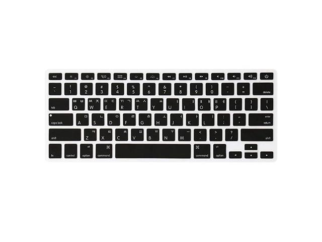 Korean Keyboard Cover Ultra Thin Silicone Keyboard Skin Protector for MacBook Air 13 A1369A1466MacBook Pro with Retina DisplayCDROM 13 15 2015 or