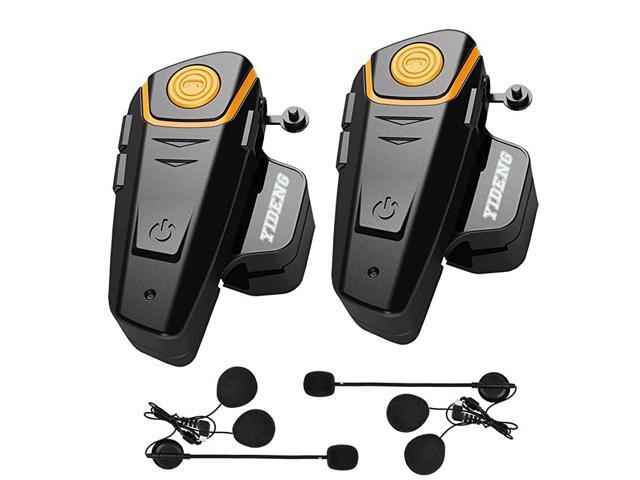 Bluetooth Headset Intercom Motorcycle Helmet interphone BTS2 1000m WalkieTalkie Headphone Waterproof Wireless Communication System Up to 3 Riders2