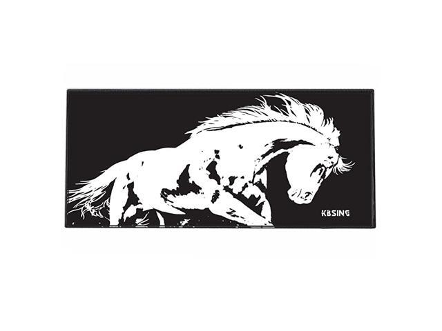 Gaming Mouse Pad Mat Extended XXL Large PC Laptop Game Mouse Pad with Stitched Edges Huge Desk Pad Mat AntiSlip Rubber Base Mousepad 355x154x008 MPX08