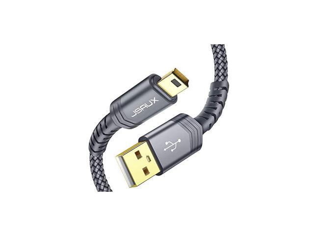 Mini USB Cable2Pack 33ft+66ft USB 20 A to Mini B Cable Charging Cord Compatible with Ti84 Plus CE Graphing Calculators PS3 Controller GoPro