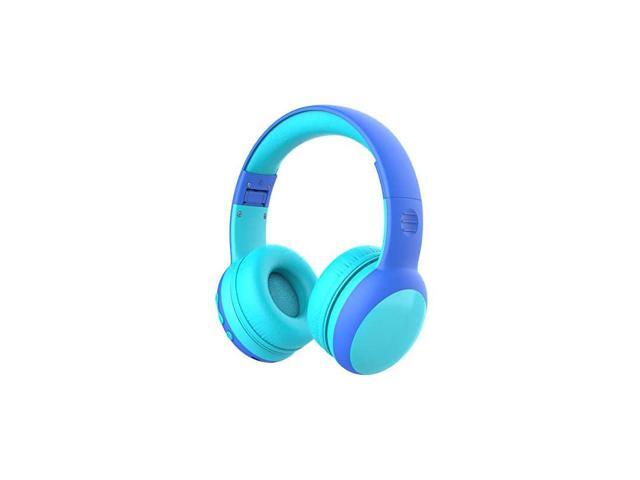 Bluetooth Kids Headphones with 85dB Limited Volume Childrens Wireless Bluetooth Headphones Foldable Bluetooth Stereo OverEar Kids headsets Blue