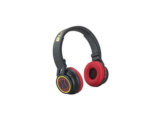 Widow Wireless Bluetooth Portable Kids Headphones with Microphone Volume Reduced to Protect Hearing Rechargeable Battery Adjustable Kids Headband