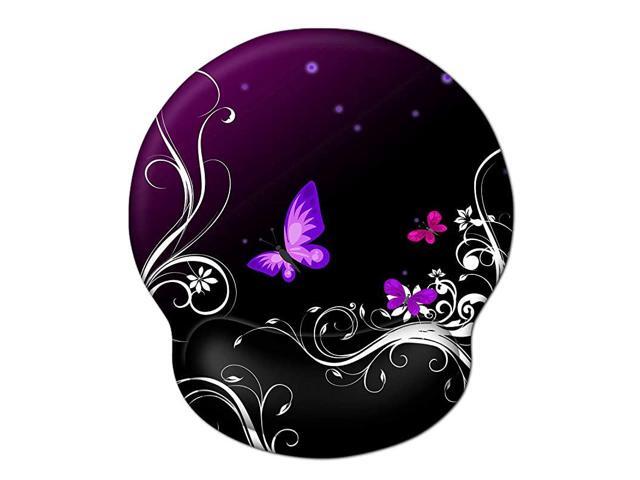 Mouse Pad Wrist Rest Support Gel Ergonomic Mouse Pads with Non Slip Rubber Base Memory Foam Support Mouse Wrist Rest Pad for Laptop Computer Home