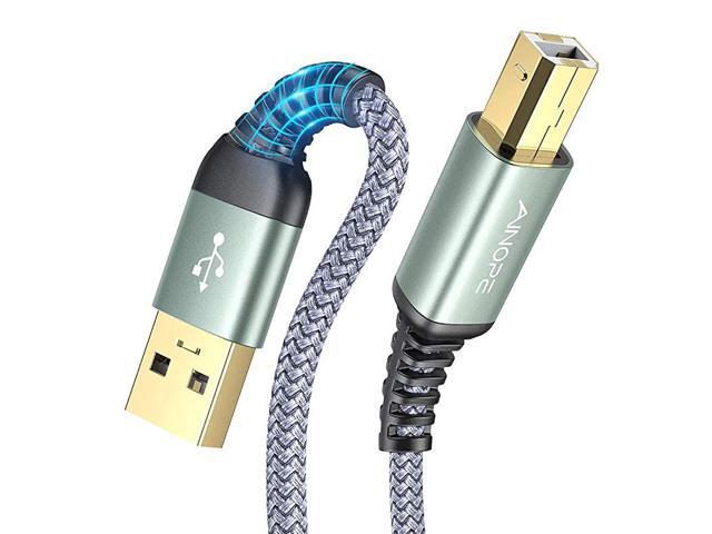 Printer Cable 10FT3Meter Premium Durable Printer Cord 20 Type A Male to B Male Scanner Cable High Speed Printer Cable for HP Canon Dell Epson