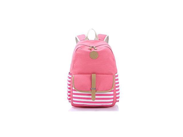 Lightweight Canvas Backpack Fashion High School Bag Outdoor Travel Computer Laptop Backpacks for Women Girl Boy Casual Campus Student Bags Durable