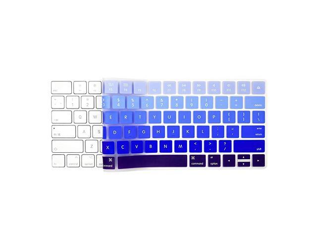 Magic Keyboard Cover Skin Protector Fit for Apple iMac Magic Keyboard MLA22LLA A1644 Gradient Blue Silicone