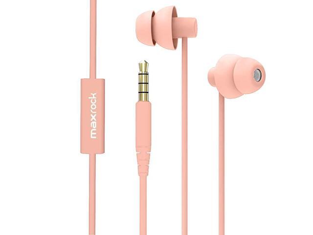 TM Super Mini Total Soft Silicon Earbuds Headphones with Mic Music Sleep Choice for Cellphones Ipad Tablet Mp3 Laptop and Most 35mm Audio Player