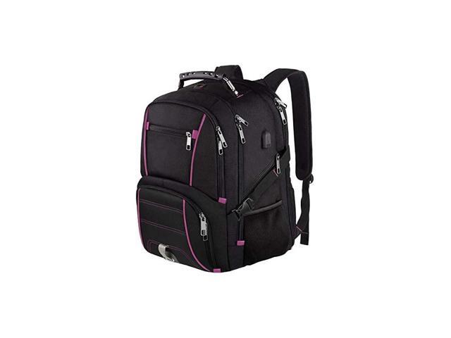 Large BackpackTSA Friendly Durable Travel Laptop Computer Backpack for Men Women with USB Charging PortRFID Water Resistant Big Business College