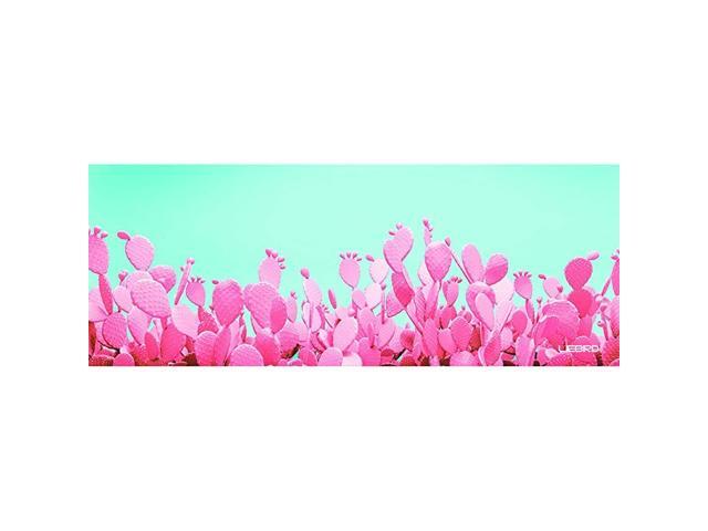Extended XXL Gaming Mouse Pad Portable Large Desk Pad for Laptop NonSlip Rubber Base Cactus