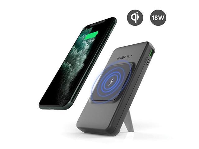 Bingebank Power Bank Wireless Charger + Kickstand All Wireless Charging iPhones 1211X8 Samsung and Pixel Phones