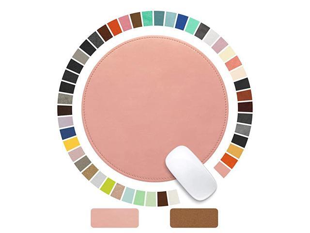 Mouse Pad PU Leather Mouse Pad with Stitched Edge MicroFiber Base with NonSlip Waterproof Mouse Pad for Computers Laptop Office Home1 Pack