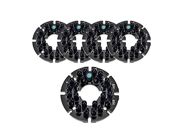 24 LEDs 850nm IR Infrared Board 90 Degrees Round Plate IR Illuminator Board Bulb for CCTV Security Camera 5pcs