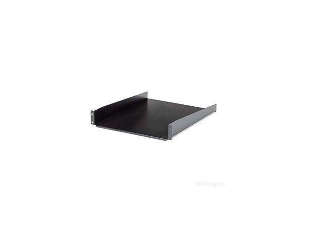 com 2U Fixed Server Rack Mount Shelf 22 Deep Steel Universal Cantilever Tray for 19 AV Data Network Equipment Rack 50lbs CABSHELF22