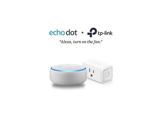 Dot 3rd Gen Sandstone Bundle with TPLink simple set up smart plug