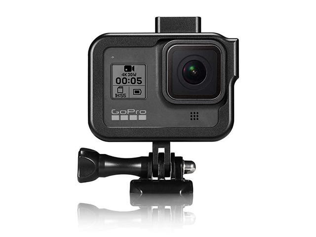 Vlog Aluminum Alloy Case Housing Shell Case CNC Protective Cage for GoPro Hero 8 Black with Cold Shoe Mount Black