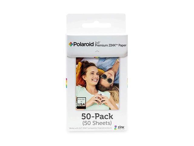 Polaroid 2x3' Premium Photo Paper 50 Pack Compatible with Polaroid Mint Camera SnapSnap Touch Instant Print Cameras Polaroid Mint and Zip Photo