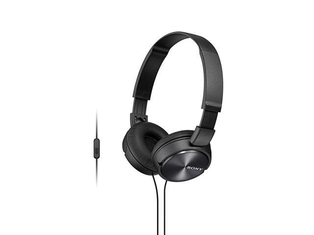Foldable Headphones with Smartphone Mic and Control Metallic Black