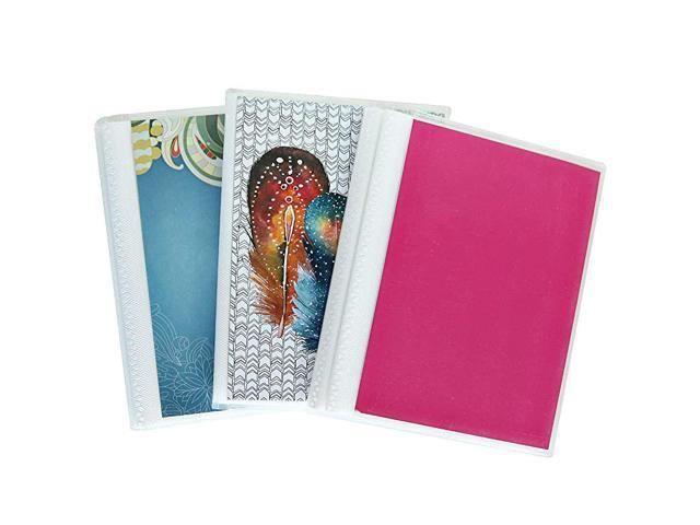 4 x 6 Photo Albums Pack of 3 Watercolors Each Mini Photo Album Holds Up to 48 4x6 Photos Removeable Flexible Covers