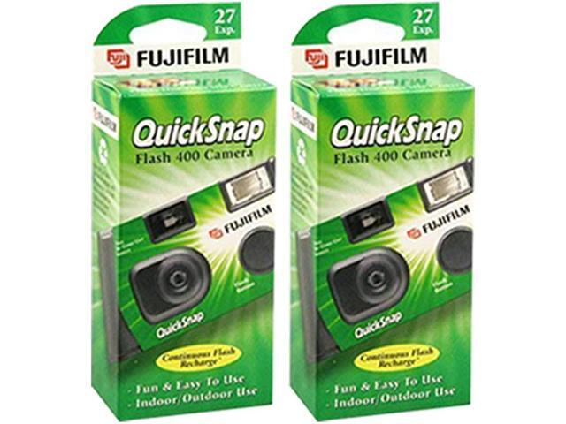 QuickSnap Flash 400 Disposable 35mm Camera Pack of 2