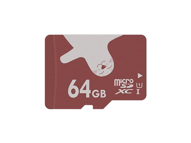 64GB UHSI U1 Class 10 C10 microSDXCTF Flash Memory Card with SD Adapter