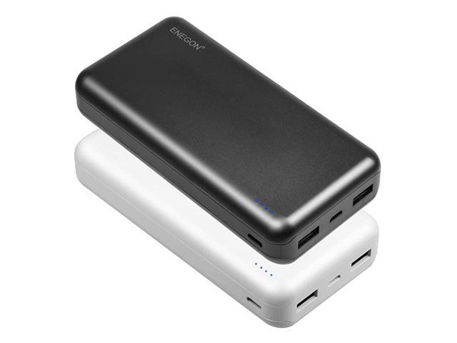 2Pack Portable Power Bank 20000mAh The Phone Charger Battery with USB C Input and Dual USB Output for iPhone iPad Galaxy S9 Tablets and More