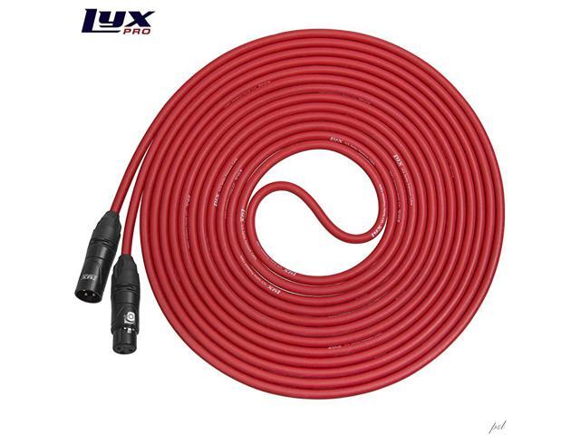 25 Feet XLR Microphone Cable Balanced Male to Female 3 Pin Mic Cord for Powered Speakers Audio Interface Professional Pro Audio Performance and